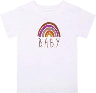 🌈 bkd unisex infant shirts: vibrant rainbow girls' clothing and stylish tops, tees & blouses logo