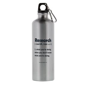 img 1 attached to Funny Aluminum Research Science Themed Sports Bottle, 26 oz. – Enhanced for SEO