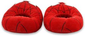 img 1 attached to Marvel Avengers Spider Man Mooshy Slippers