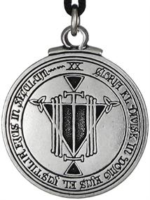 img 3 attached to 💎 Pewter Talisman: Harnessing Honor and Riches with Pentacle Pendant