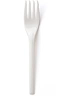 🍴 susty heavy duty small white fork party supplies - pack of 50 logo