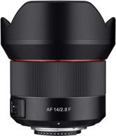 rokinon io14af-n 14mm f2.8 full frame auto focus wide angle weatherproof lens for nikon - enhanced seo logo