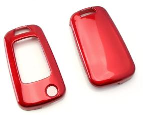 img 3 attached to iJDMTOY Glossy Red Smart Key Fob Shell Cover - Exact Fit for Chevrolet GMC Folding Key Fob (Camaro, Cruze, Malibu, SS, Spark, Volt, etc.) - Compatible with 3, 4, or 5 Buttons
