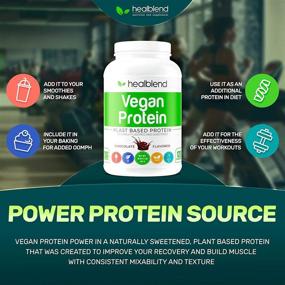 img 3 attached to 🌱 Vegan Plant-Based Protein Powder Supplement - Gluten-Free, Non-GMO, Erythritol-Free, Soy-Free, Dairy-Free Pea Protein for Men and Women