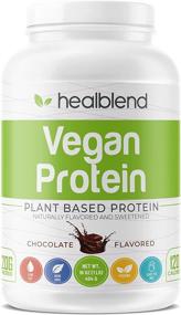 img 4 attached to 🌱 Vegan Plant-Based Protein Powder Supplement - Gluten-Free, Non-GMO, Erythritol-Free, Soy-Free, Dairy-Free Pea Protein for Men and Women