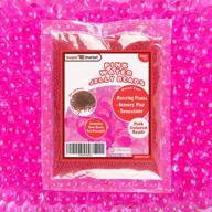 💧 1lb bag of pink water gel pearls beads - home decor, wedding centerpieces, vase filler, plant décor, toys, education - makes 12 gallons логотип
