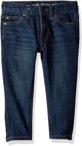 img 2 attached to 👖 Stylish and Comfortable: Nautica Boys' 5-Pocket Skinny Fit Jeans