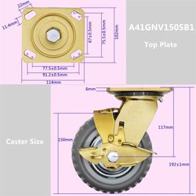 img 1 attached to 🔄 Enhanced Performance with Casoter Swivel Bearing Mounted Capacity: The Ultimate Solution for Smooth Rotation