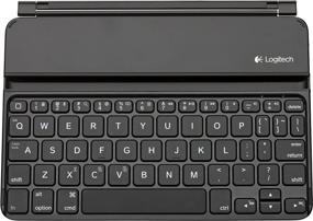 img 2 attached to 🔲 Black Logitech Ultrathin Keyboard Cover Mini for iPad Mini - Enhance Your iPad Experience with Style