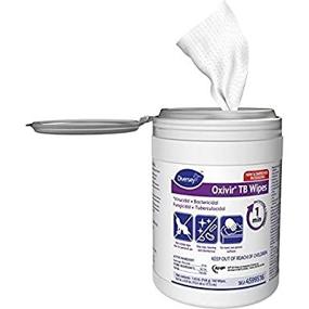 img 4 attached to 🧼 Diversey™ Oxivir Tb Wipes, Characteristic Scent, 6" x 7", 160 Per Pack, Case Of 12 - Effective Disinfectant Wipes for a Variety of Surfaces