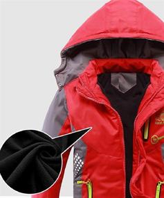 img 1 attached to 🧥 Vinmin Valentina Quilted Outdoor Boys' Jackets & Coats: Reliable Thicken Clothing