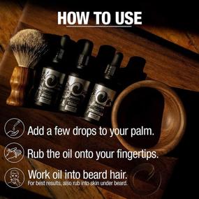img 1 attached to Origin Beard Oil (Cedar) – All-Natural Made in USA – Promotes Growth, Softens Hair, Relieves Itch – 1oz