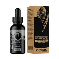 origin beard oil (cedar) – all-natural made in usa – promotes growth, softens hair, relieves itch – 1oz logo
