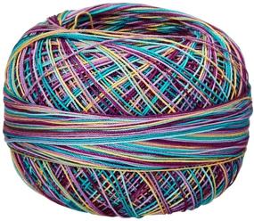 img 2 attached to Lizbeth Size 80 Cotton Thread, Ocean Sunset (HH80155 184 Yds, 10 Grams)