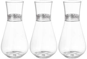 img 2 attached to AmazonCommercial 28 oz Plastic Shatterproof Decanter with Aerator 🍷 - Pack of 3: Durable and Functional for Enhanced Wine Aeration