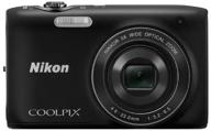 📷 nikon coolpix s3100 14 mp digital camera - black - with 5x nikkor wide-angle optical zoom lens and 2.7-inch lcd screen logo
