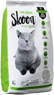 skoon all-natural cat litter fine grain: lightweight, non-clumping, low maintenance, eco-friendly - ultimate odor control and liquid absorption logo