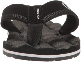 img 3 attached to 👦 Volcom Recliner Youth Sandal - Black Outdoor Shoes for Boys