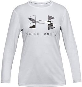 img 2 attached to Under Armour T Shirt Seaglass Medium Girls' Clothing and Active