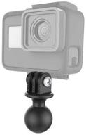 🎥 ram mounts rap-b-202u-gop1 universal ball adapter for action cameras with 1" b size ball logo