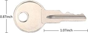 img 2 attached to High-Quality Replacement Ignition Key for EZGO (1982-Up) Gas and Electric Golf Cart (2-Pack)