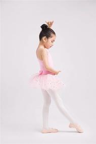 img 1 attached to 🩰 Dancina Girls Ballet Dance Skirted Leotard Camisole Dress with Full Front Lining