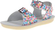 turquoise toddler boys' shoes and sandals by salt water sun san logo