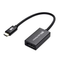 cable matters usb c to displayport 1.4 adapter - 8k@60hz, 4k@144hz, hdr support - thunderbolt 4 / usb4 / thunderbolt 3 compatible - oculus rift s, macbook pro, dell xps, surface pro logo