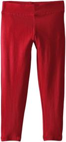 img 1 attached to 🧦 French Toast Girls' Toddler Solid Legging in Red, Size 4T