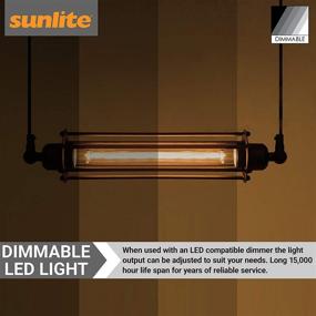 img 1 attached to Sunlite 80619 Dimmable Filament LED Bulb - Equivalent to Traditional Bulbs