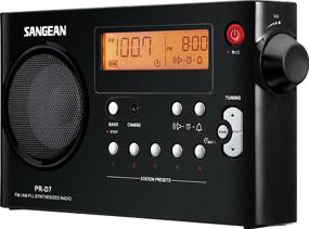 img 1 attached to Sangean PR D7 BK Rechargeable Portable