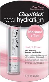 img 4 attached to 💄 ChapStick Total Hydration Moisture + Tint Pink Nude Tinted Lip Balm Tube - 0.12 Oz, Tinted Lip Balm with Moisturizing Benefits