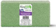 floracraft florafōm green block: 2 inch x 3.9 🟩 inch x 7.75 inch - perfect craft foam for various projects logo