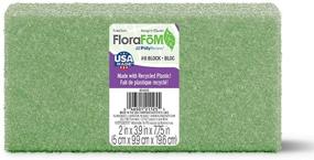 img 4 attached to FloraCraft FloraFōM Green Block: 2 Inch x 3.9 🟩 Inch x 7.75 Inch - Perfect Craft Foam for Various Projects