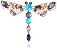 dragonfly elegant crystal rhinestone jewelry logo