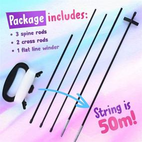 img 3 attached to 🦄 Richtim Unicorn Kite: Exciting Single Line Kite for Outdoor Fun & Games - Easy to Assemble and Fly, 40x36 Hugh Unicorn Kite for Kids Beginners