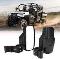 зеркала заднего вида для utv от kemimoto для polaris ranger 570 900 xp 1000 2015-2021, general 1000, can am defender & maverick trail (pro fit cab) - не совместимы с полными дверями логотип