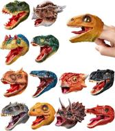 🦖 geyiie dinosaur puppet set of tyrannosaurus and triceratops logo