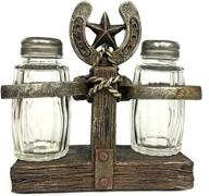 🌵 capture the wild west with bellaa western horseshoe pepper shakers: a western charm for your dining table! логотип