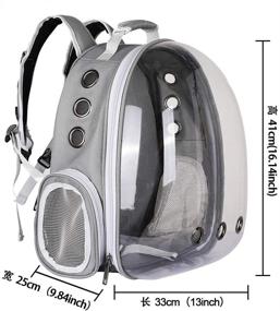 img 1 attached to XingCHi Backpack Airline Approved Ventilate Transparent