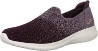 skechers ultra flex sneaker charcoal women's shoes logo