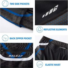 img 2 attached to 🚴 BALEAF Men's Bike Shorts: Comfortable 4D Padded Cycling Shorts with Pockets and UPF50+