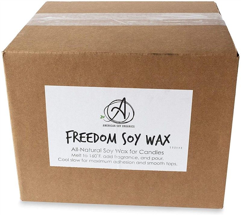American Soy Organics- 5 lb of Freedom Soy Wax Beads for Candle Making Microwavable Soy Wax Beads Premium Soy Candle Making Supplies