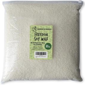 img 4 attached to 🕯️ 10 lb Freedom Soy Wax Beads for Candle Making by American Soy Organics – Microwavable & Premium Supplies for Soy Candle Making