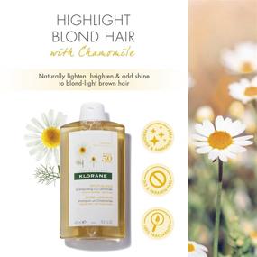 img 2 attached to 🌼 Klorane Chamomile Shampoo for Blonde Hair: Enhance Highlights, Brighten & Strengthen Your Blonde Locks, Paraben-Free, 13.5 oz.