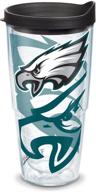 🦅 tervis philadelphia eagles 24oz insulated tumbler cup - double walled, made in usa, keeps drinks cold & hot, genuine nfl merchandise логотип