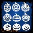 reusable halloween template painting decoration logo