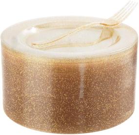 img 4 attached to Plastic Dessert Disposable Glitter Appetizer