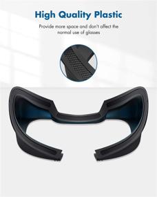 img 2 attached to 👁️ Улучшите свой опыт с Oculus Rift S с аксессуарами KIWI Design для замены лица - кронштейн для интерфейса лица и беспромокаемые подушки из искусственной кожи для лица