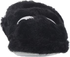 img 3 attached to 👣 Stride Rite Fluffy Black Slippers for Unisex-Child (Toddler/Little Kid)